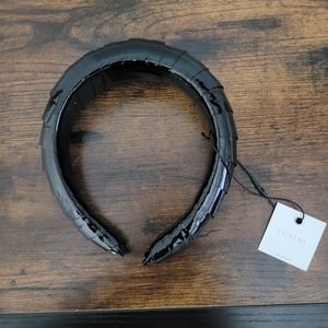 Lelet NY  Patent Leather Croissant Headband